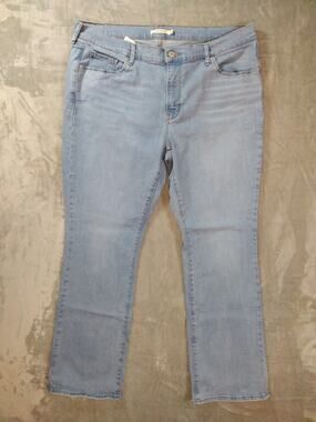 Levis Jeans Classic Bootcut Womens 18M(37×30) Lt. Wash Western Rodeo Cowgirl